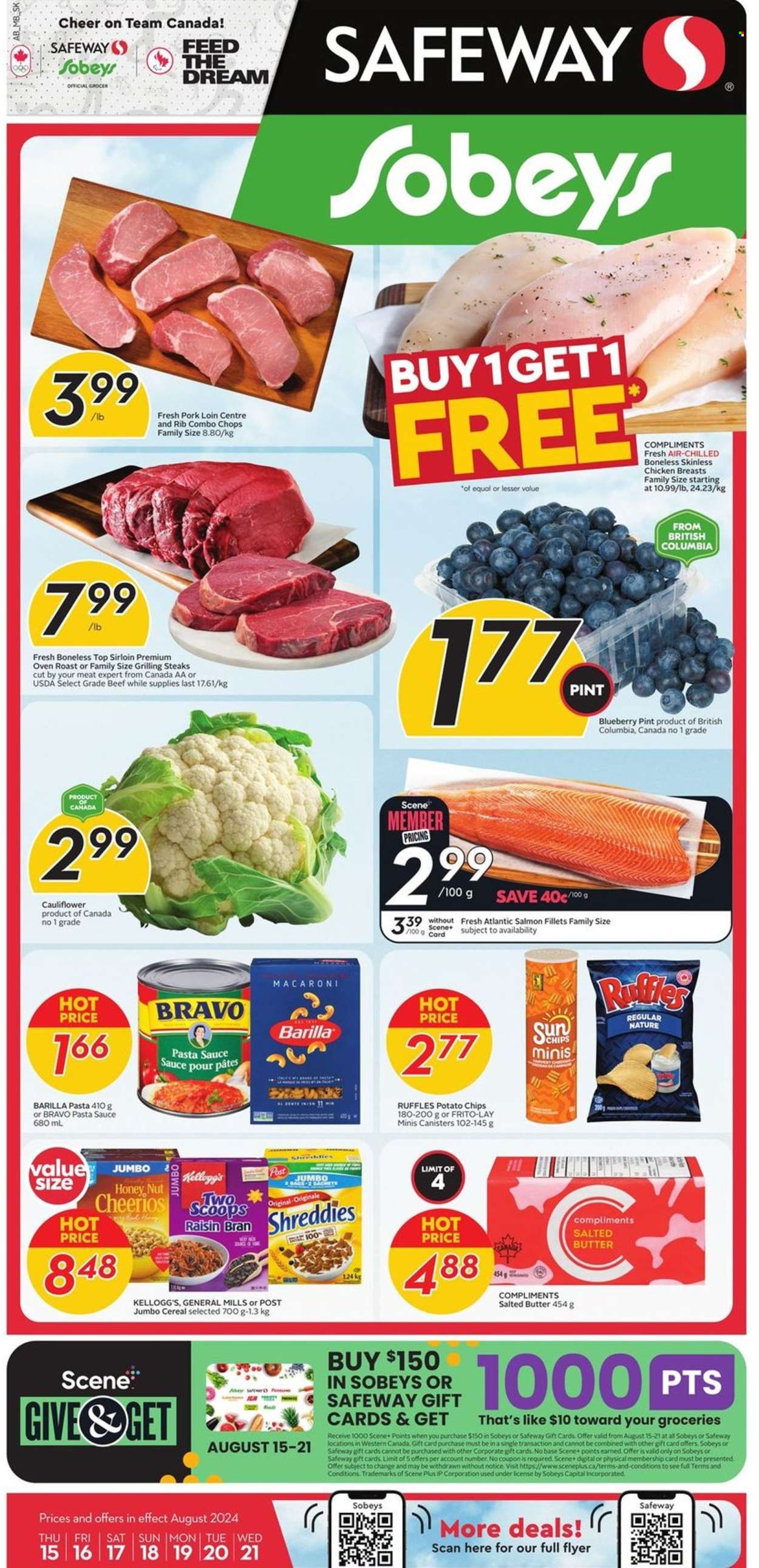 Circulaire Safeway - 15 Août 2024 - 21 Août 2024. Page 1