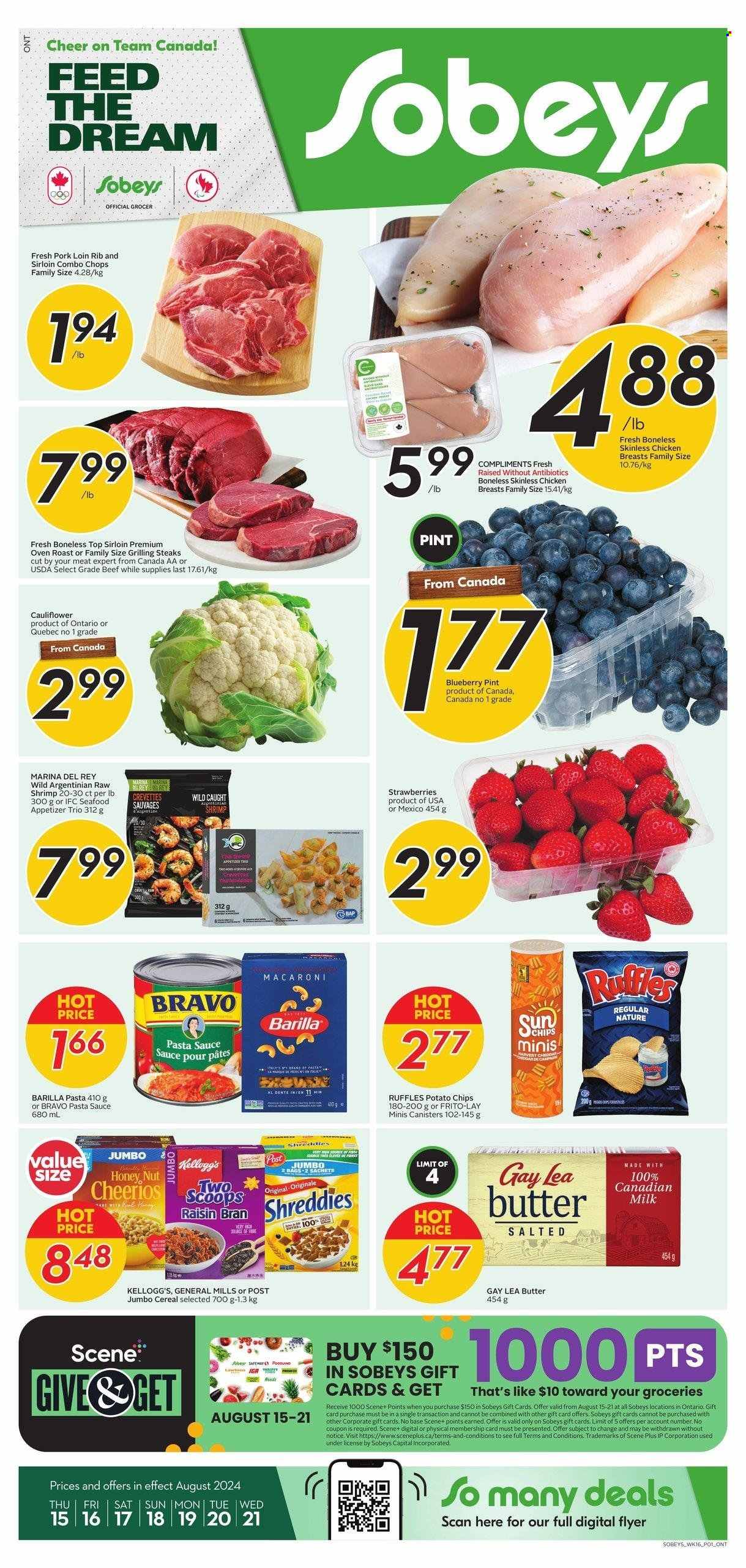 Sobeys flyer - August 15, 2024 - August 21, 2024. Page 1