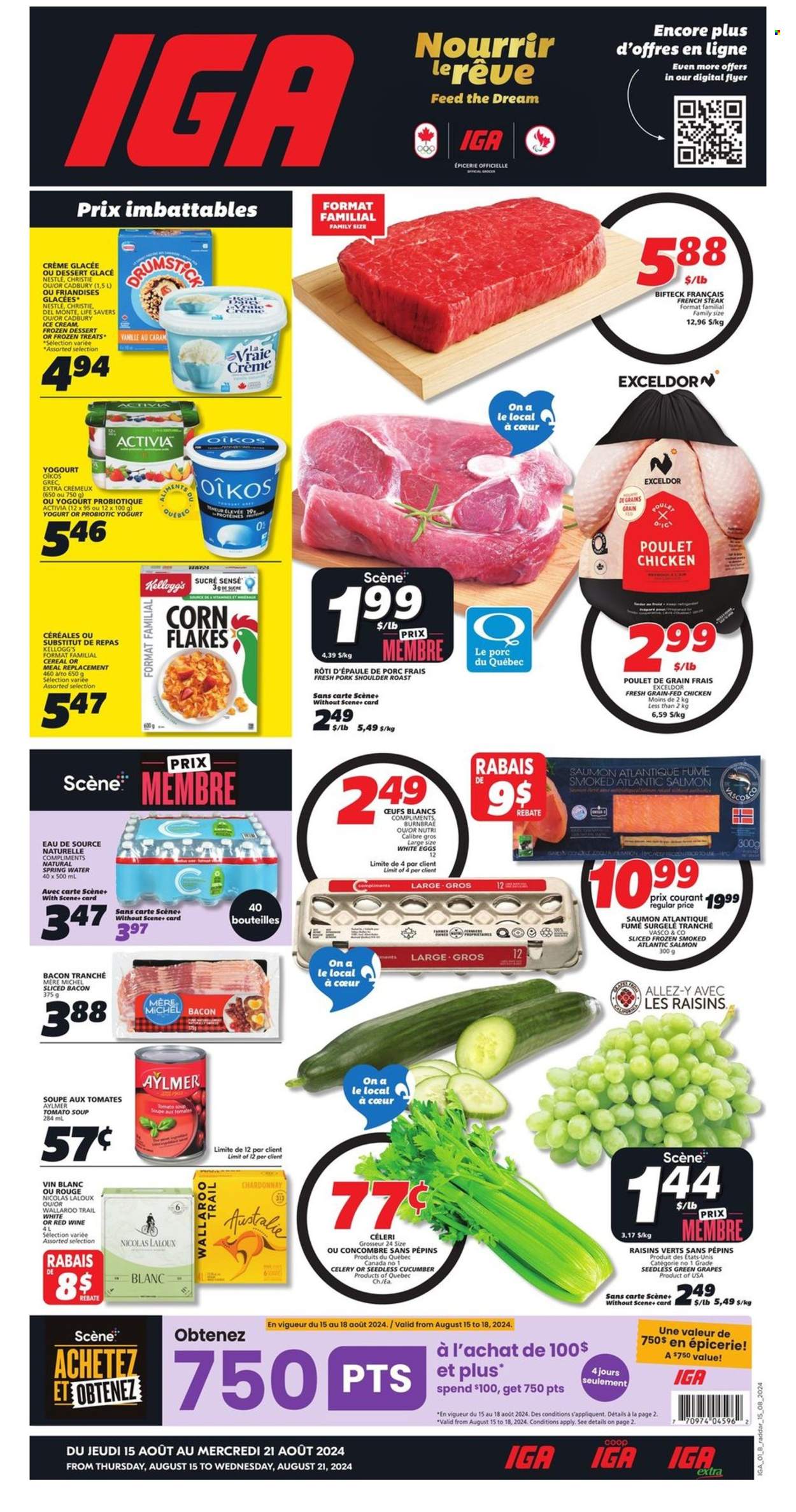 IGA flyer - August 15, 2024 - August 21, 2024. Page 1