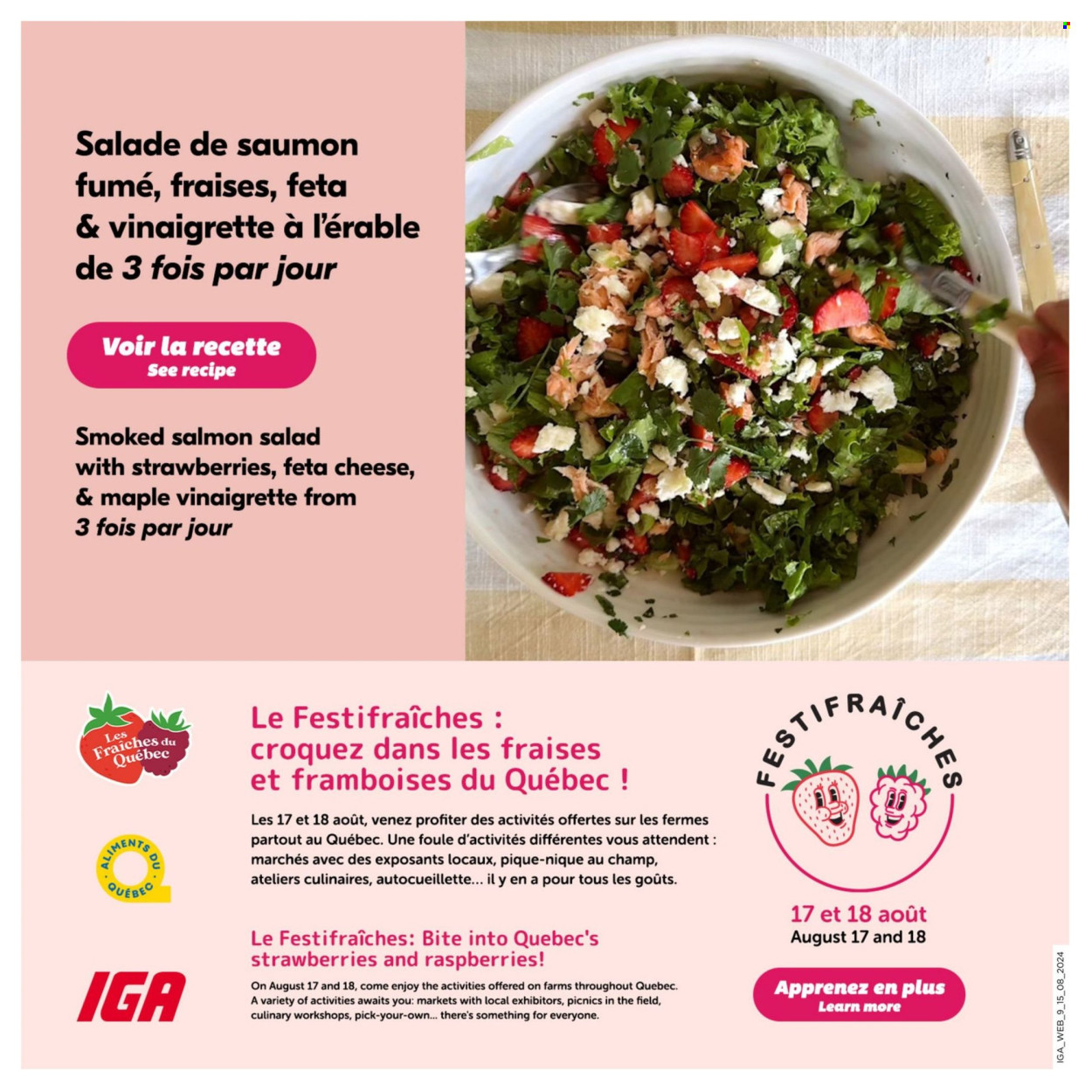IGA flyer - August 15, 2024 - August 21, 2024. Page 16