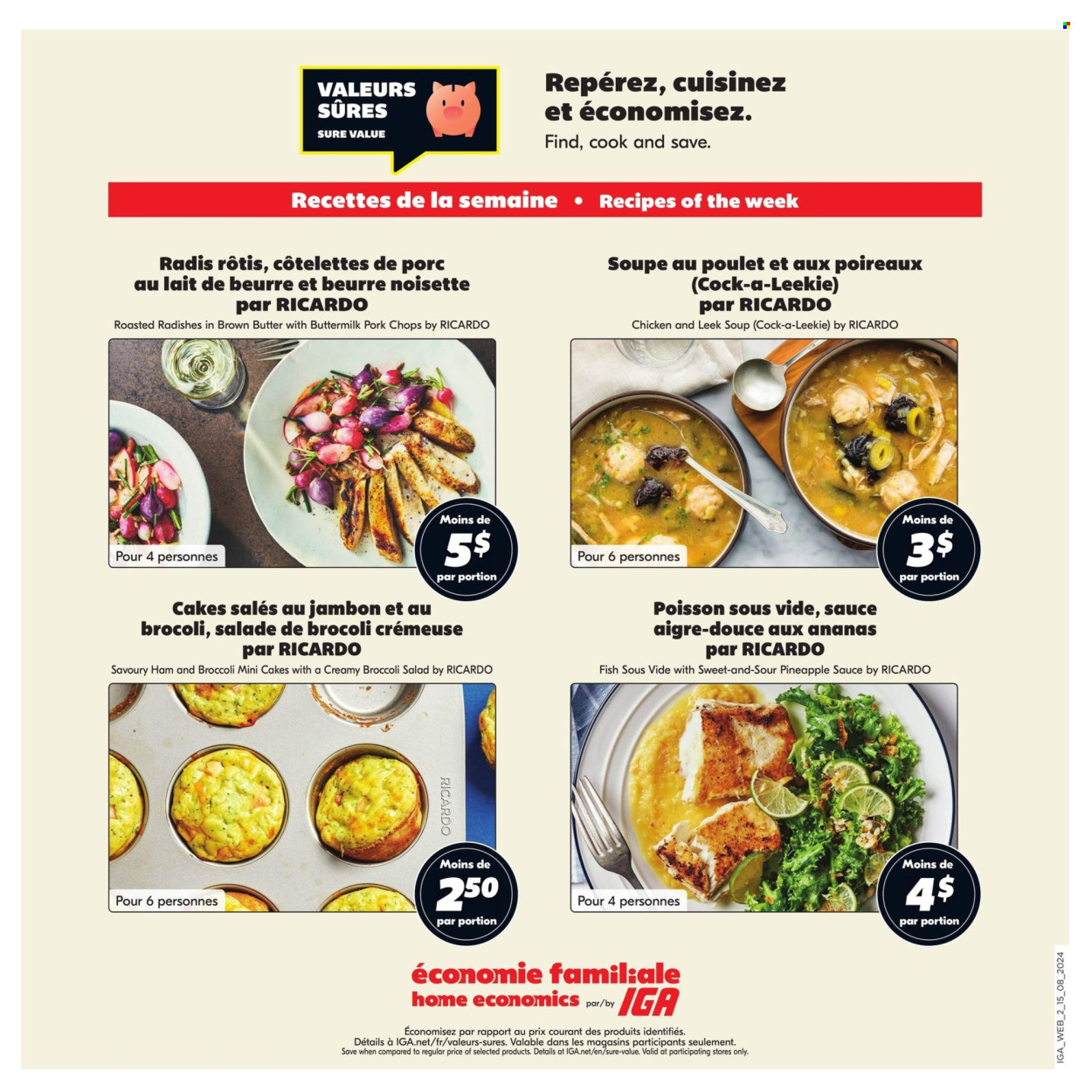 IGA flyer - August 15, 2024 - August 21, 2024. Page 26