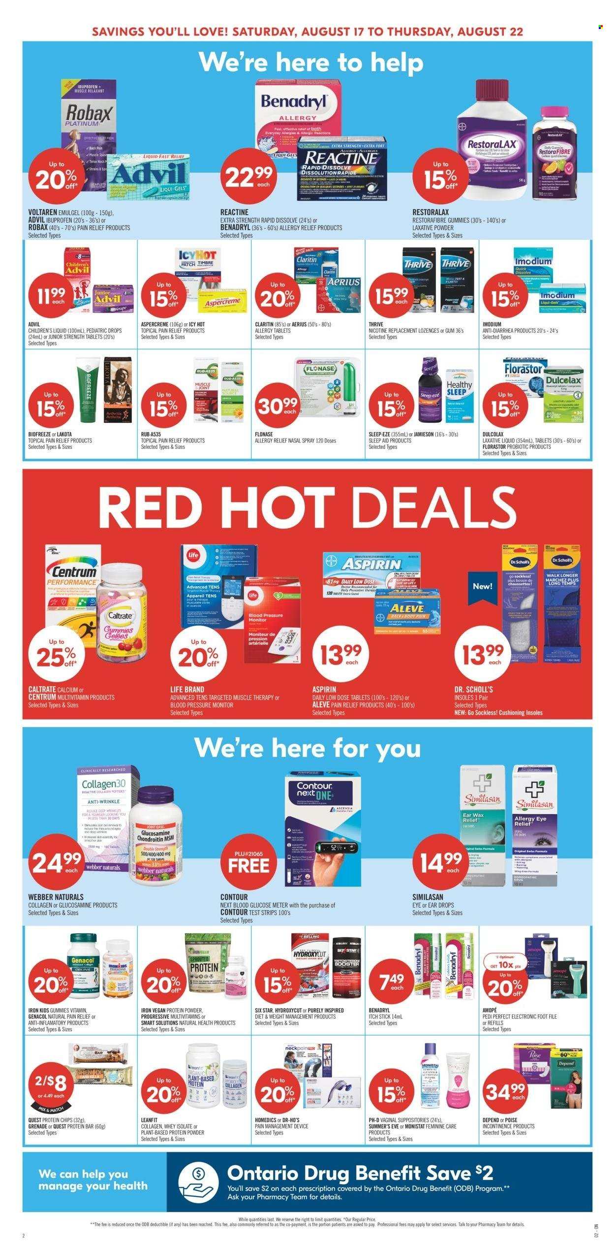 Shoppers Drug Mart flyer - August 17, 2024 - August 22, 2024. Page 6