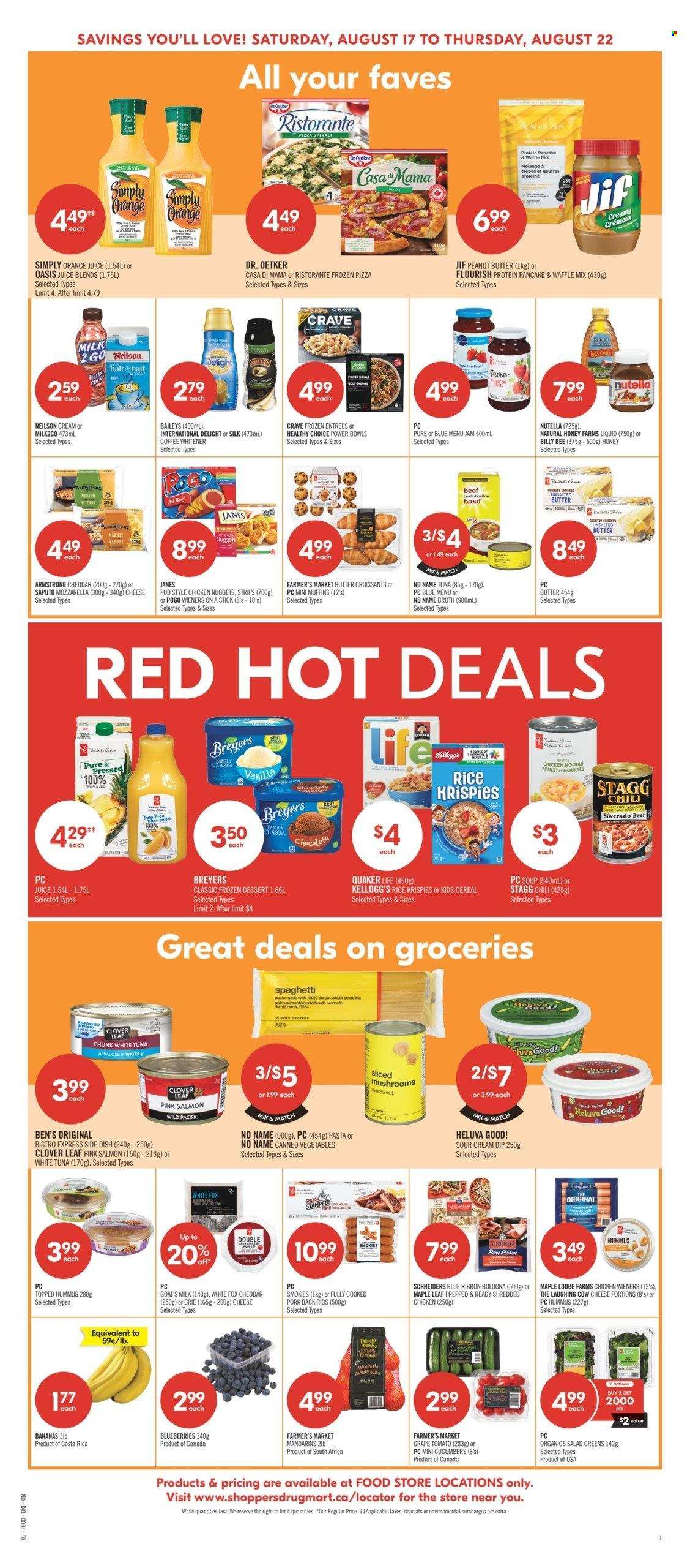 Shoppers Drug Mart flyer - August 17, 2024 - August 22, 2024. Page 7