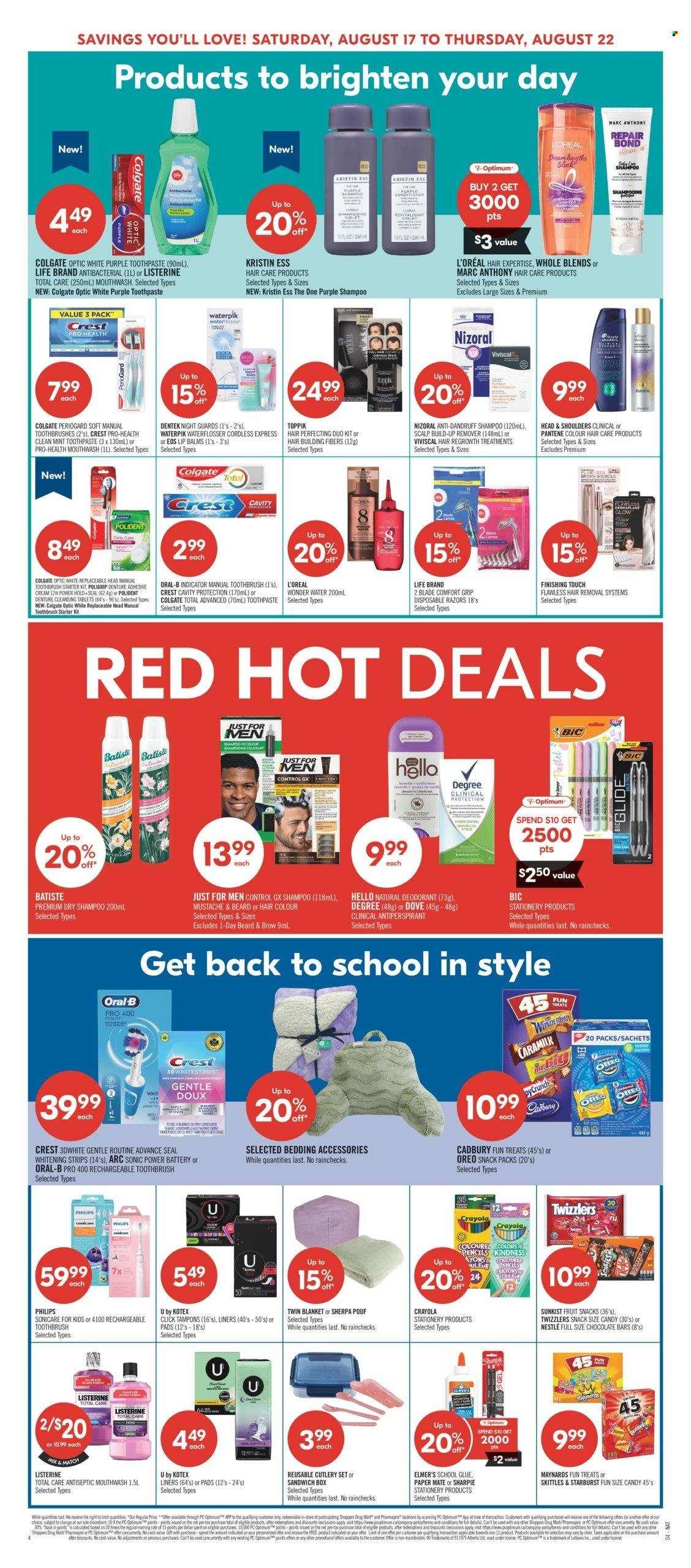 Shoppers Drug Mart flyer - August 17, 2024 - August 22, 2024. Page 9