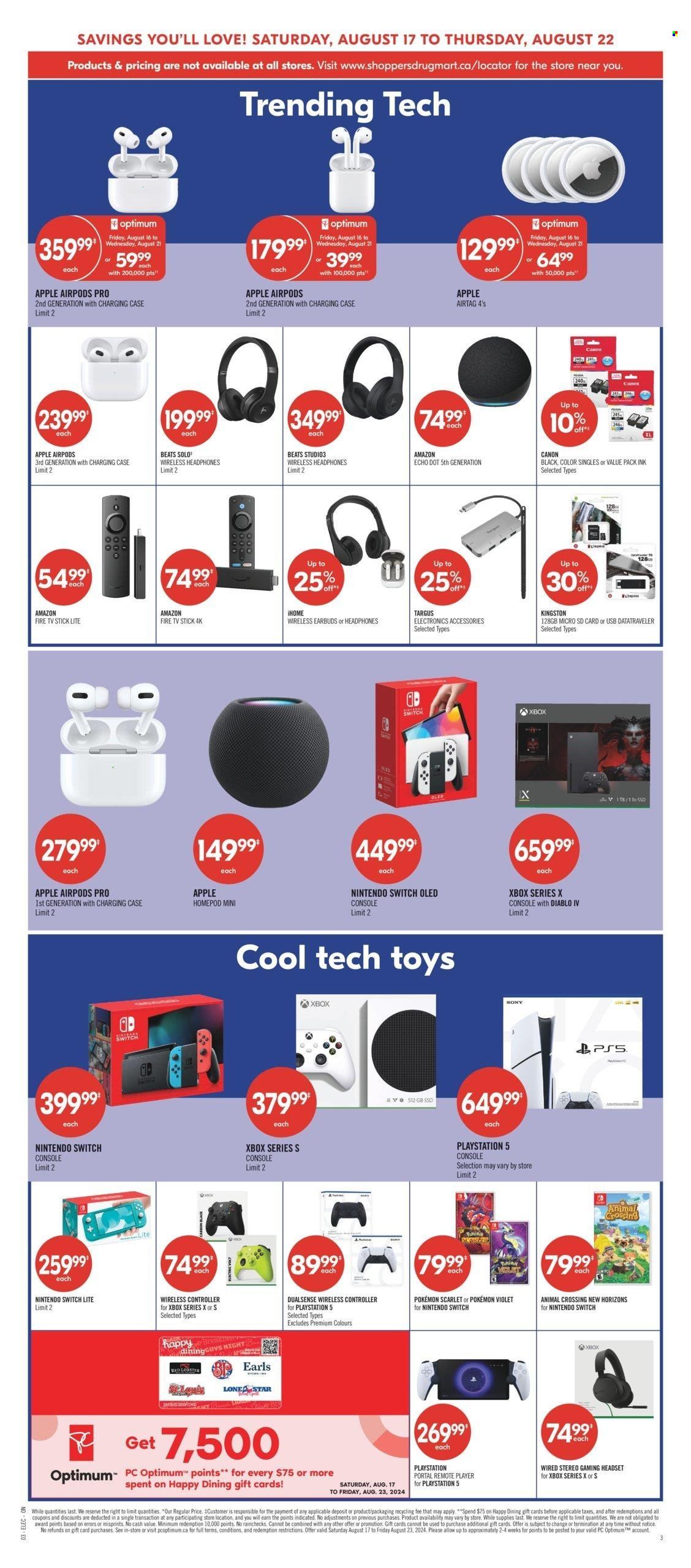 Shoppers Drug Mart flyer - August 17, 2024 - August 22, 2024. Page 14