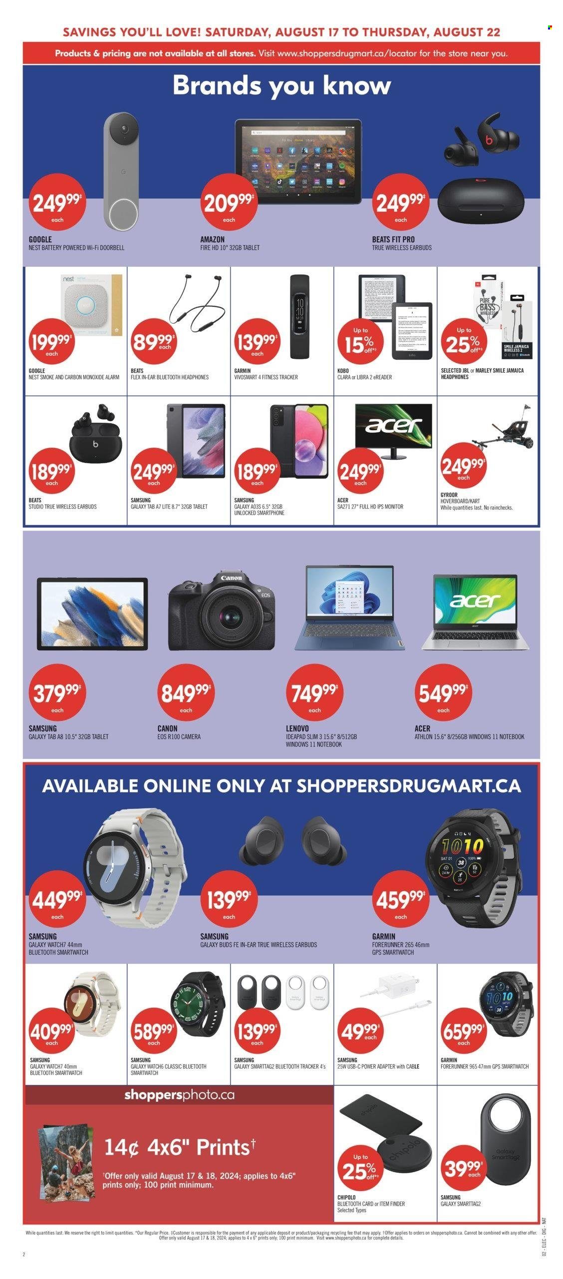 Shoppers Drug Mart flyer - August 17, 2024 - August 22, 2024. Page 15