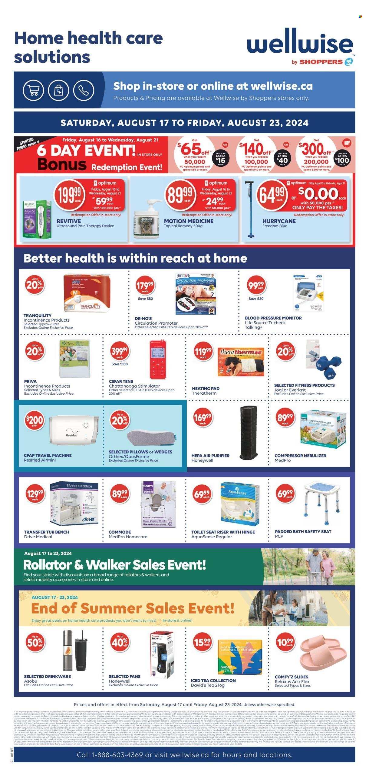 Shoppers Drug Mart flyer - August 17, 2024 - August 22, 2024. Page 29