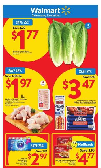 Walmart Flyer - August 15, 2024 - August 21, 2024.