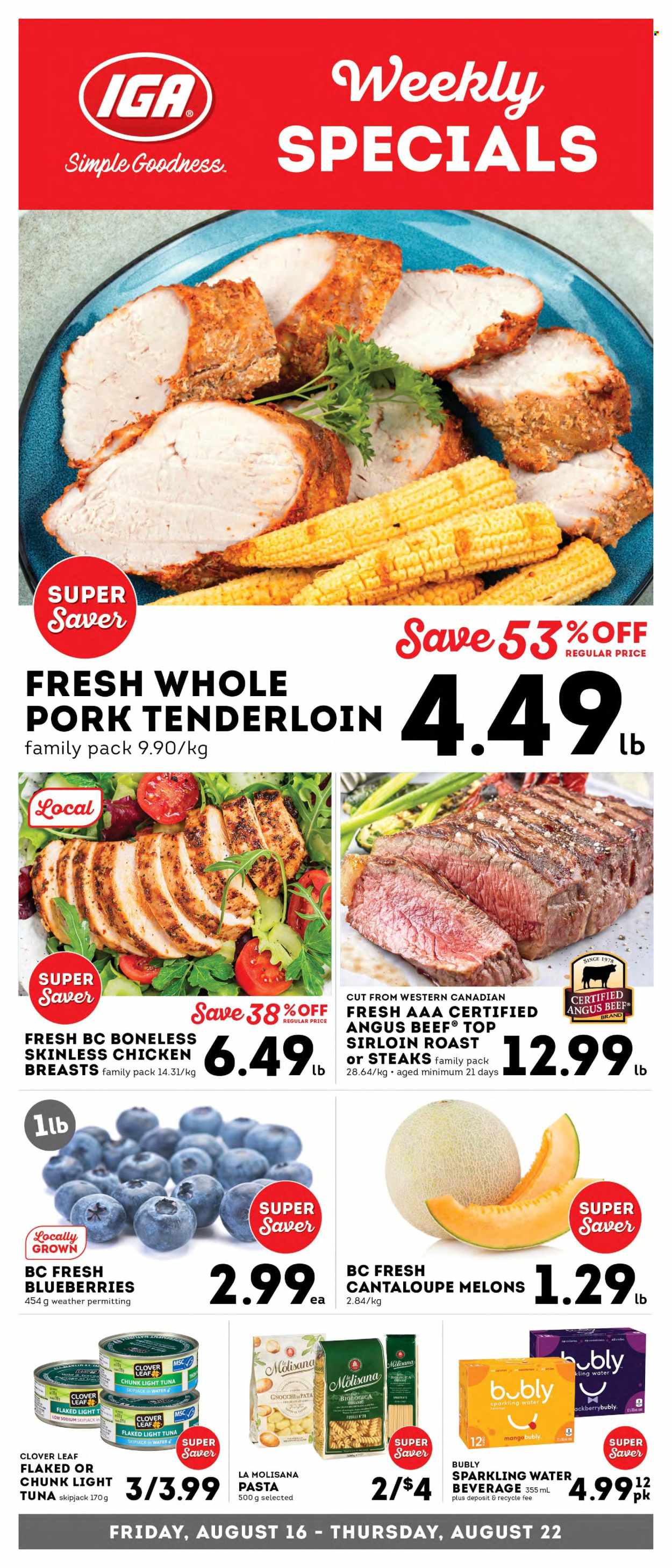 IGA Simple Goodness flyer - August 16, 2024 - August 22, 2024. Page 1