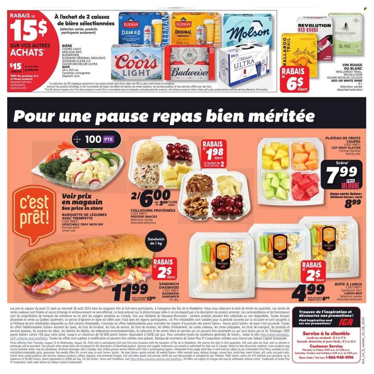 IGA flyer - August 22, 2024 - August 28, 2024. Page 3
