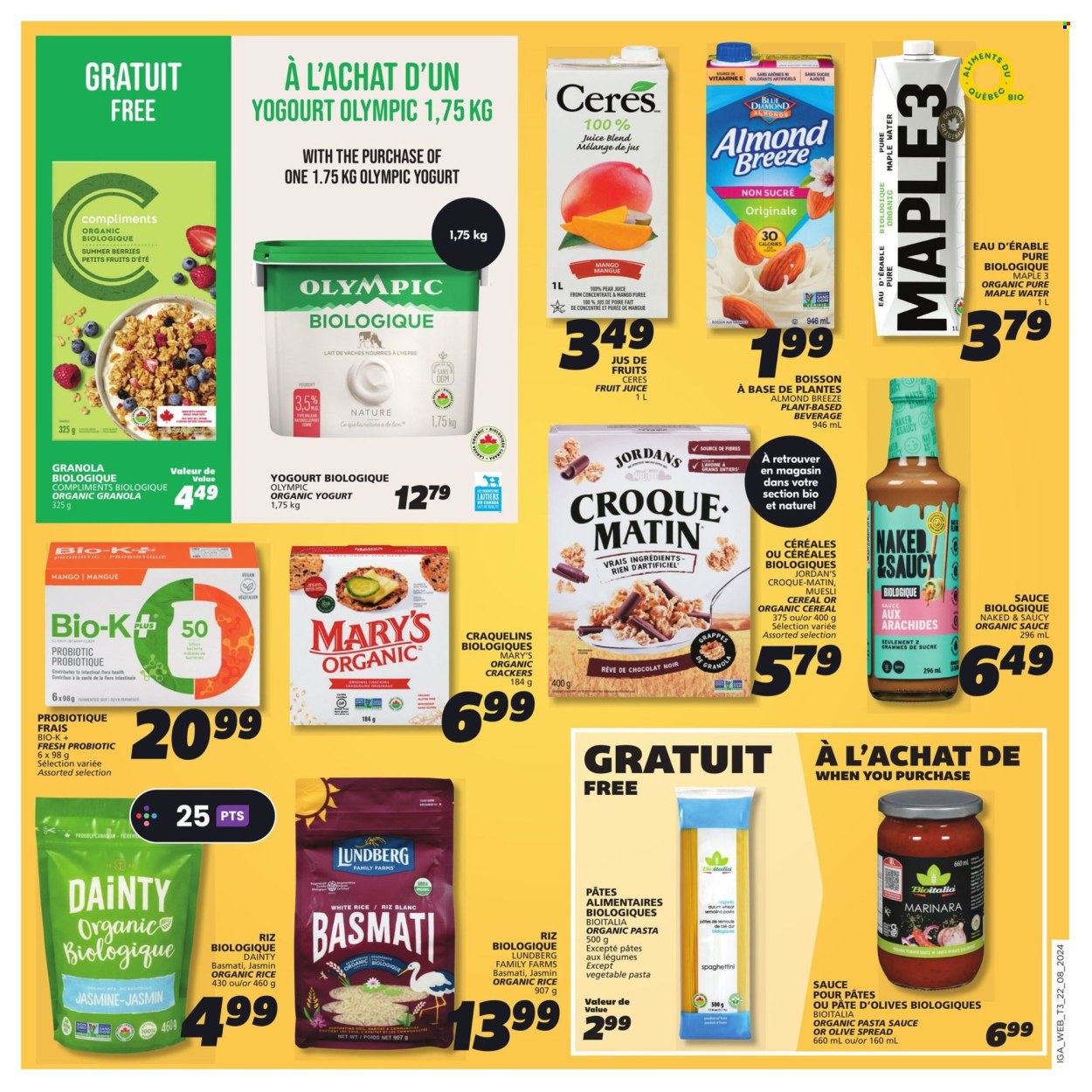 IGA flyer - August 22, 2024 - August 28, 2024. Page 22