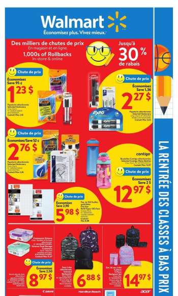 Circulaire Walmart - 22 Août 2024 - 28 Août 2024.