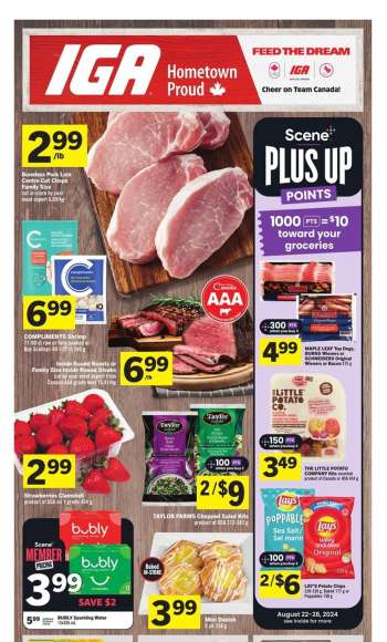 IGA Flyer - August 22, 2024 - August 28, 2024.