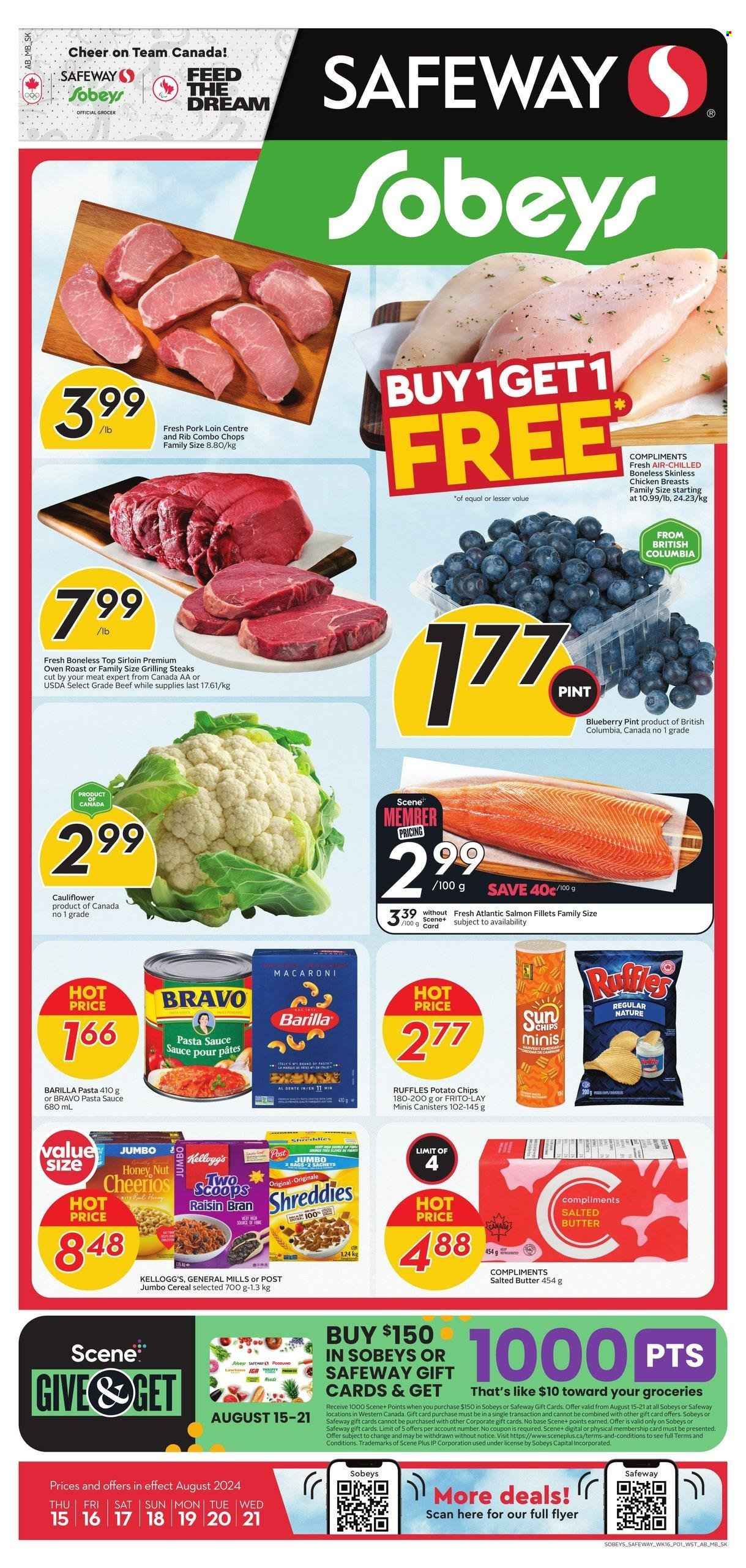 Sobeys flyer - August 15, 2024 - August 21, 2024. Page 1