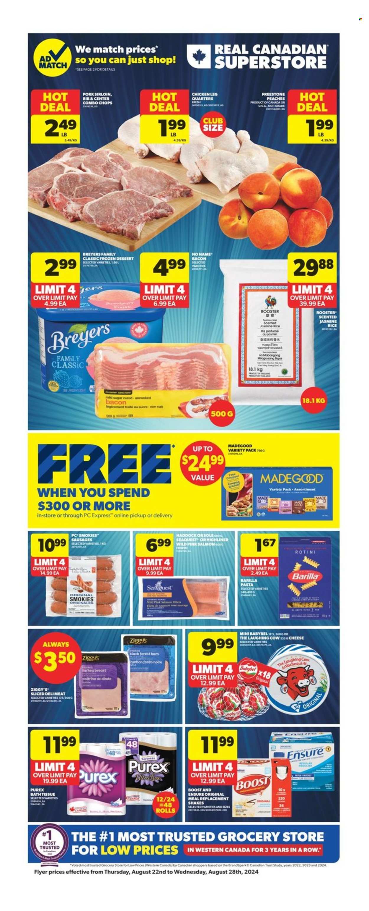 Real Canadian Superstore flyer - August 22, 2024 - August 28, 2024. Page 1
