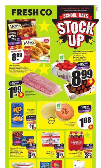 Circulaire FreshCo. - 22 Août 2024 - 28 Août 2024.