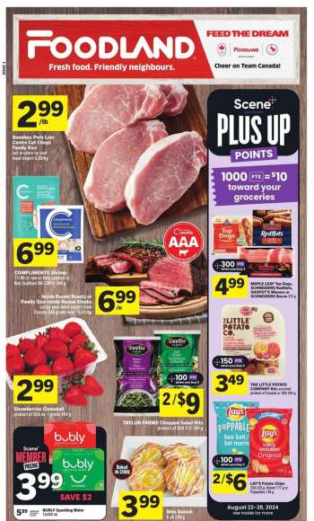 Foodland Flyer - August 22, 2024 - August 28, 2024.