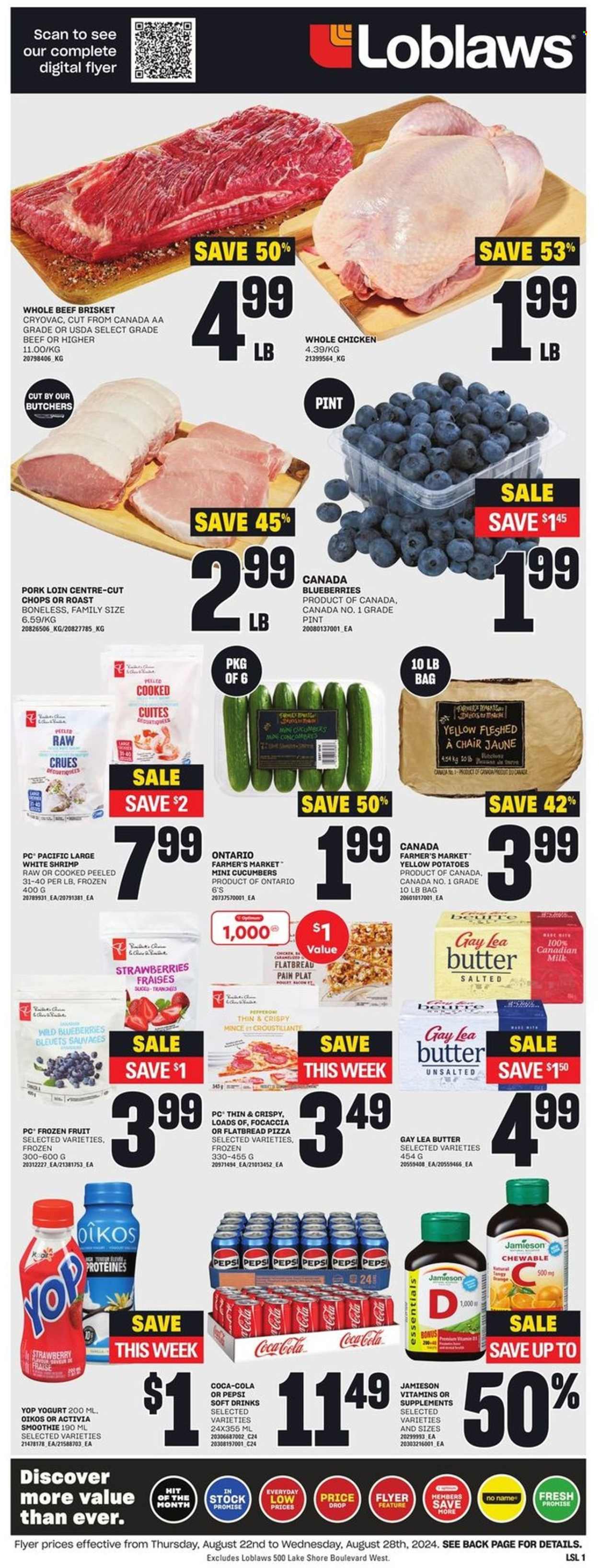 Loblaws flyer - August 22, 2024 - August 28, 2024. Page 1