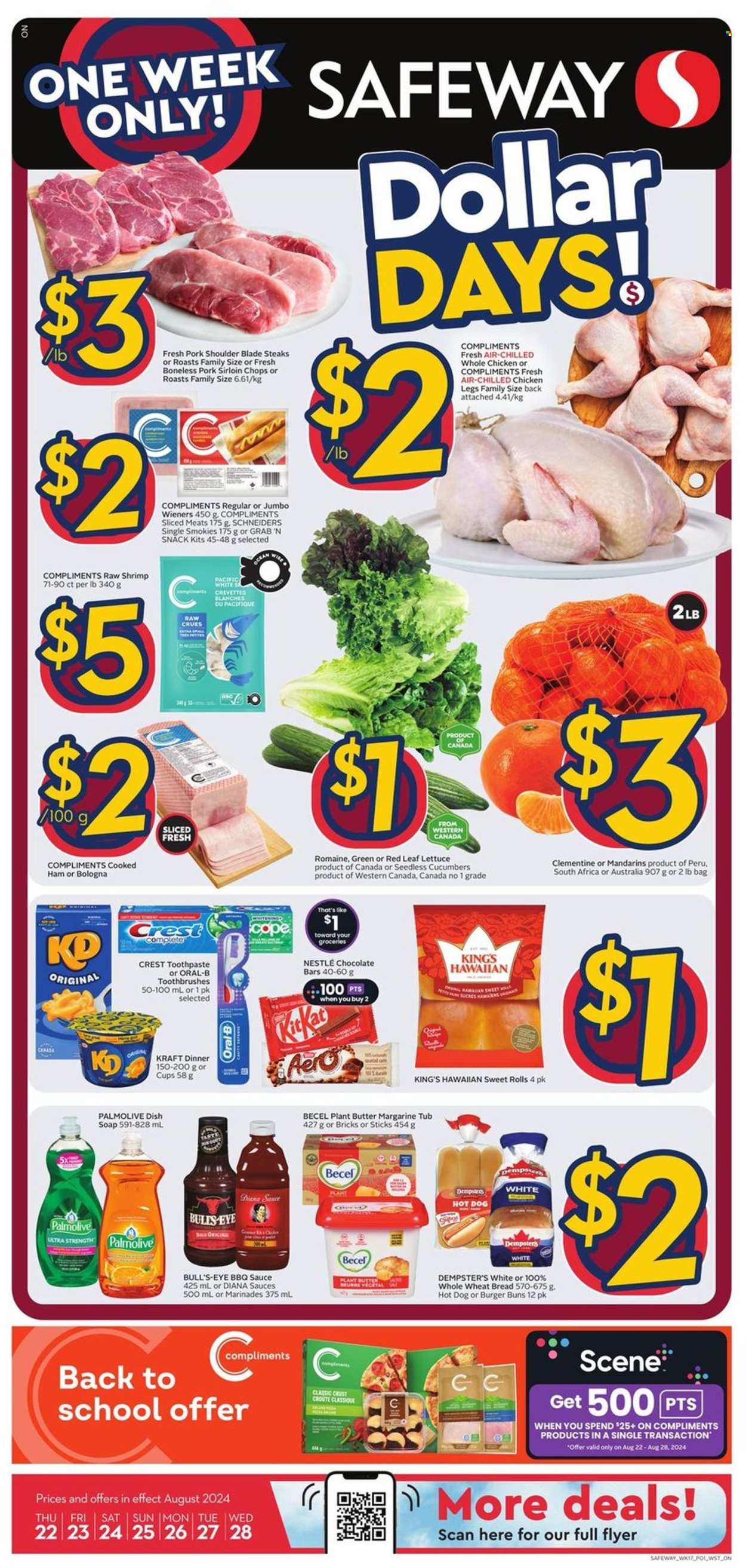 Circulaire Safeway - 22 Août 2024 - 28 Août 2024. Page 1