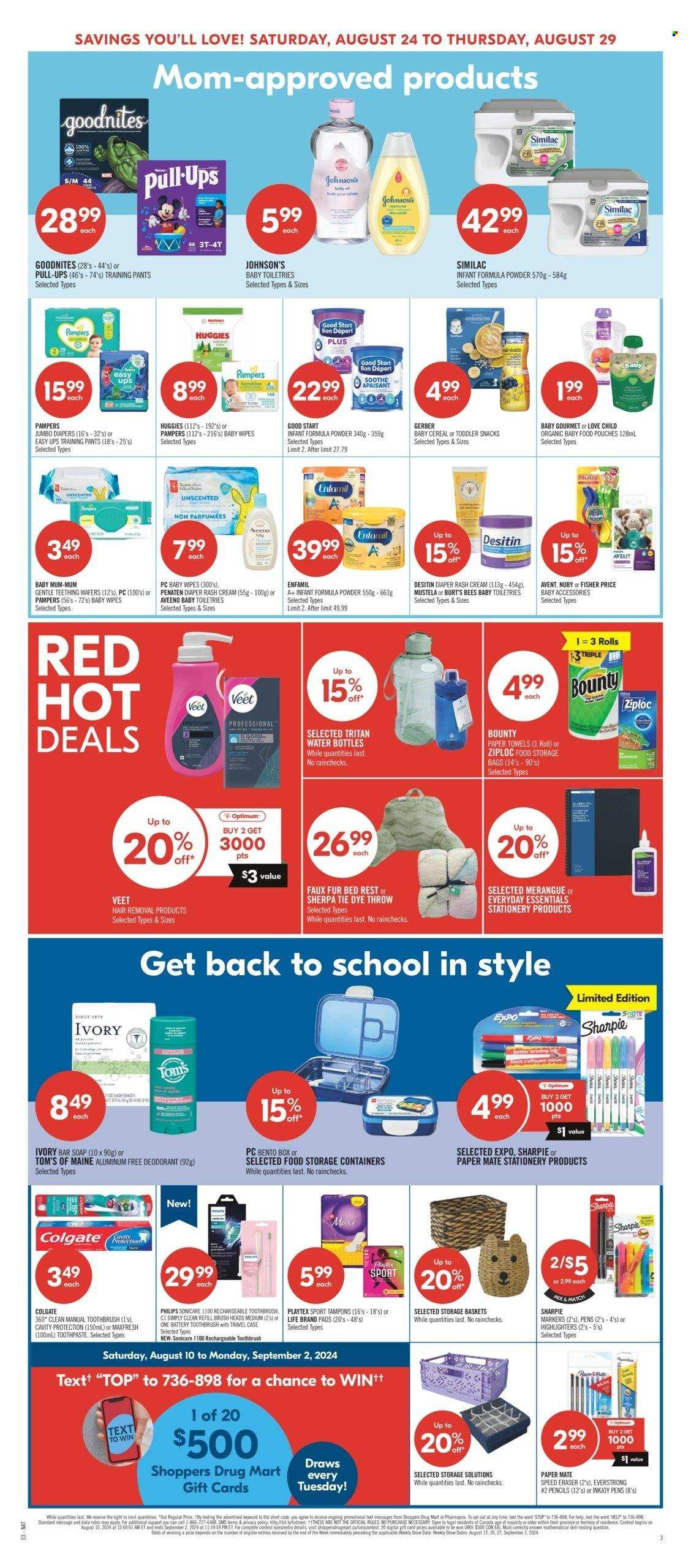 Shoppers Drug Mart flyer - August 24, 2024 - August 29, 2024. Page 12