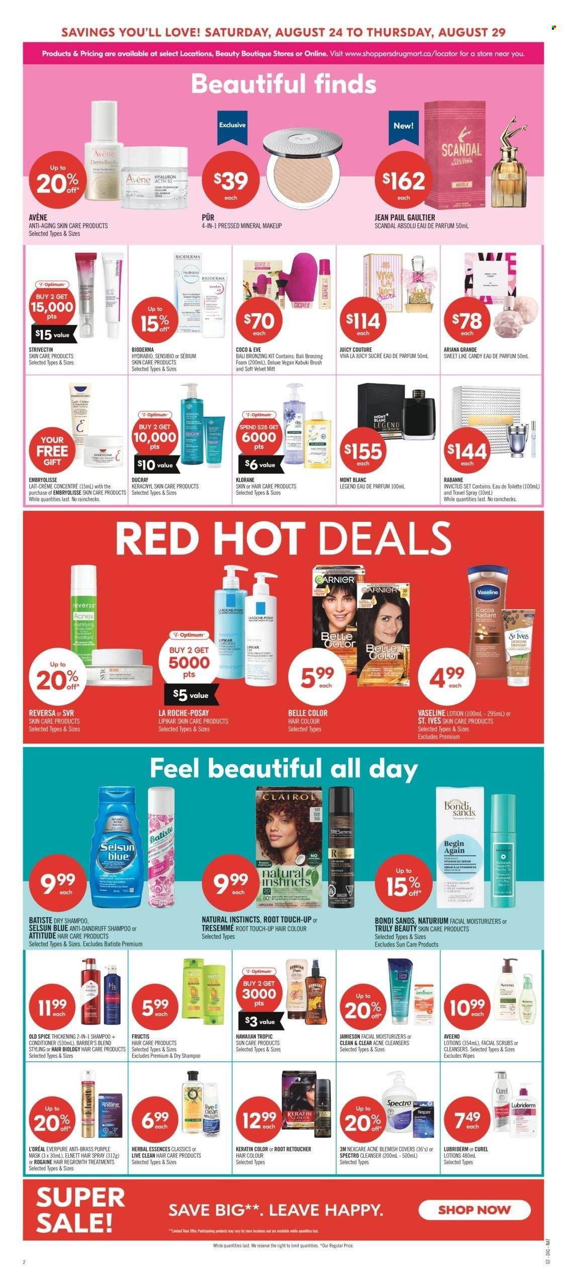 Shoppers Drug Mart flyer - August 24, 2024 - August 29, 2024. Page 14