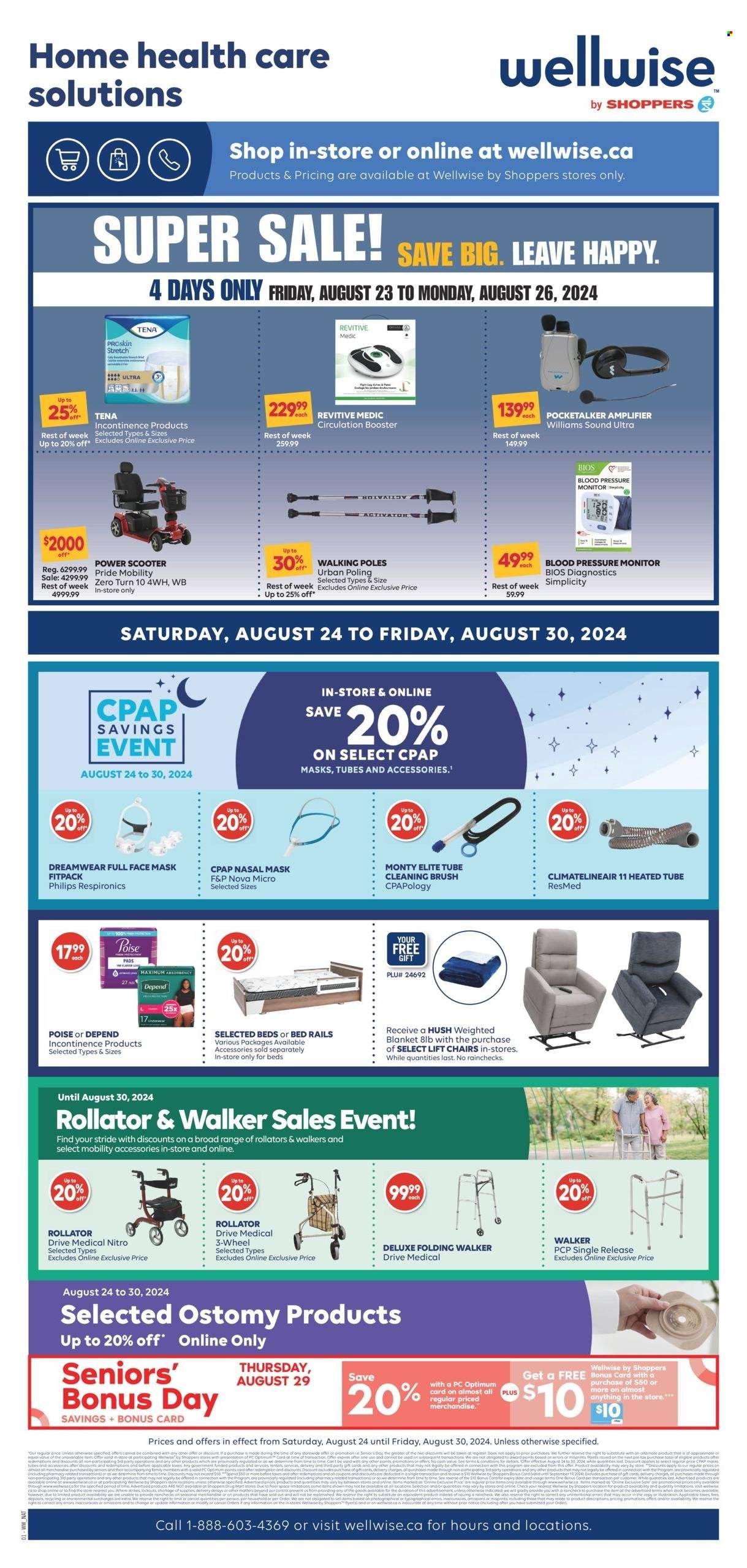Shoppers Drug Mart flyer - August 24, 2024 - August 29, 2024. Page 26