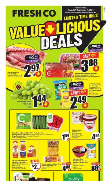 FreshCo. Flyer - August 29, 2024 - September 04, 2024.