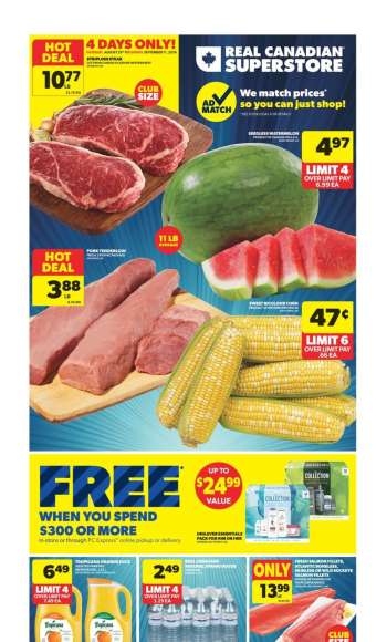 Real Canadian Superstore Flyer - August 29, 2024 - September 04, 2024.