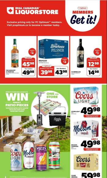 Circulaire Real Canadian Liquorstore - 28 Août 2024 - 01 Septembre 2024.