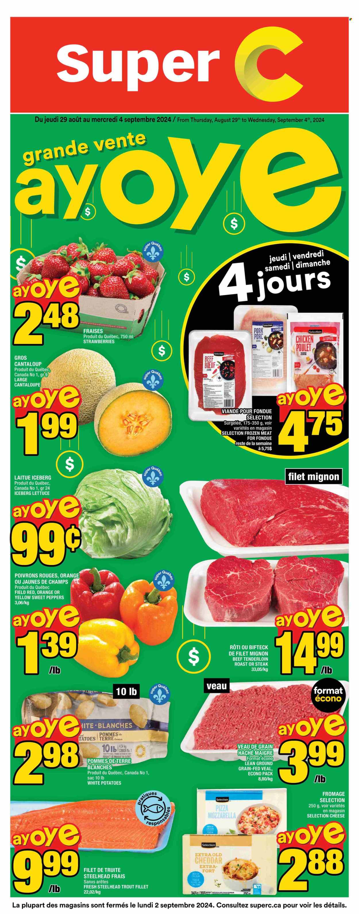 Super C flyer - August 29, 2024 - September 04, 2024. Page 1