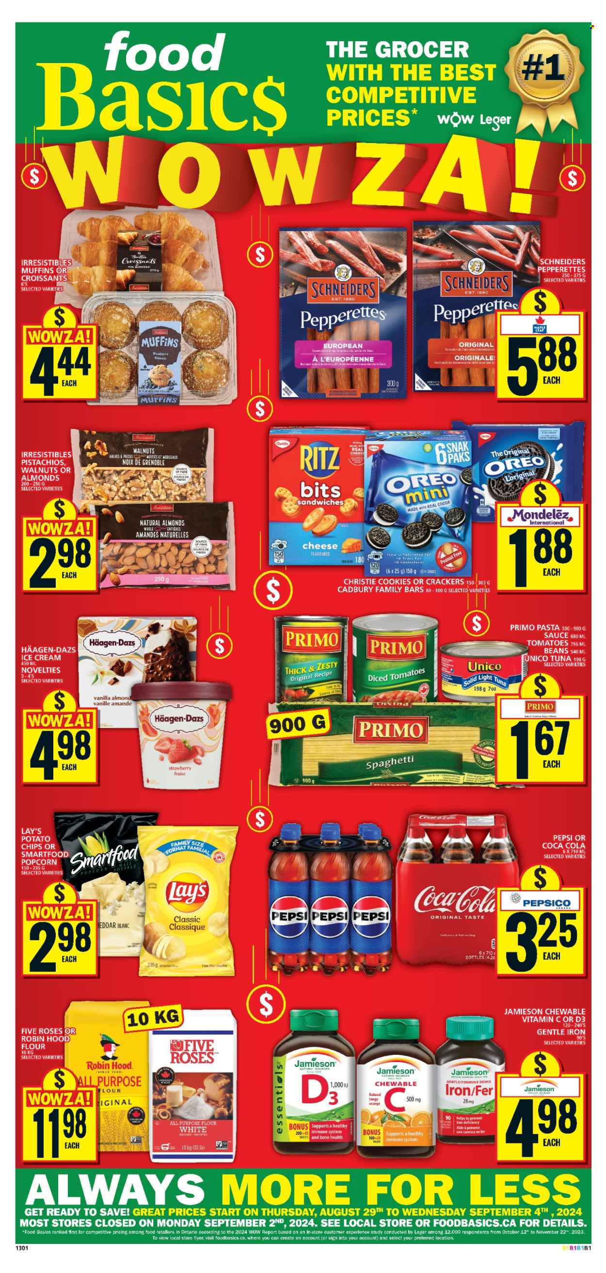 Food Basics flyer - August 29, 2024 - September 04, 2024. Page 1