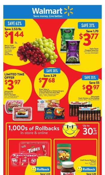 Circulaire Walmart - 29 Août 2024 - 04 Septembre 2024.