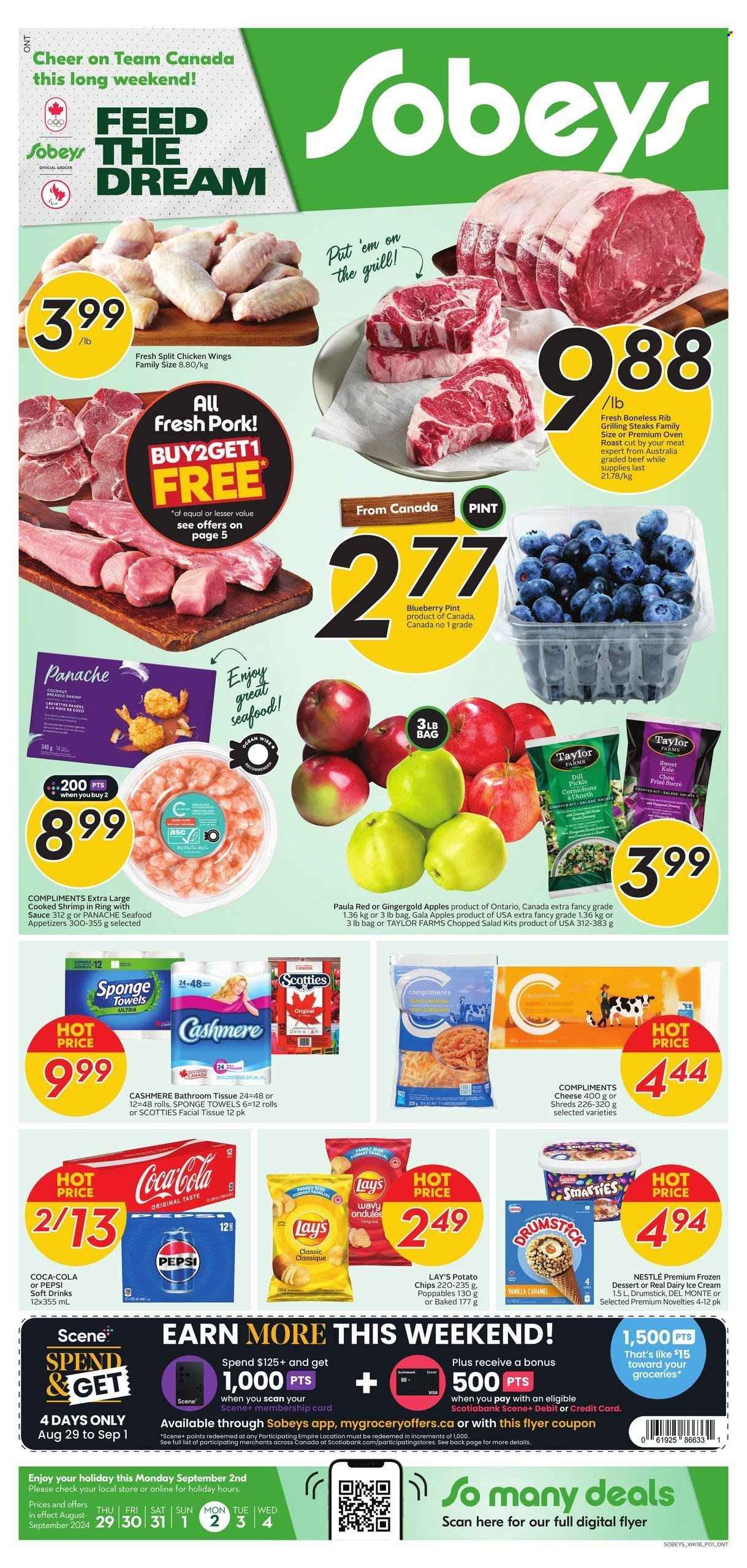 Sobeys flyer - August 29, 2024 - September 04, 2024. Page 1