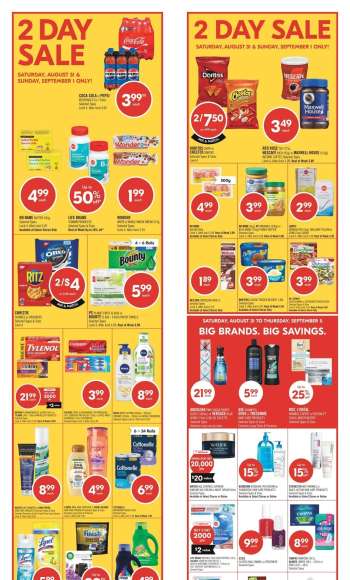 Circulaire Shoppers Drug Mart - 31 Août 2024 - 05 Septembre 2024.