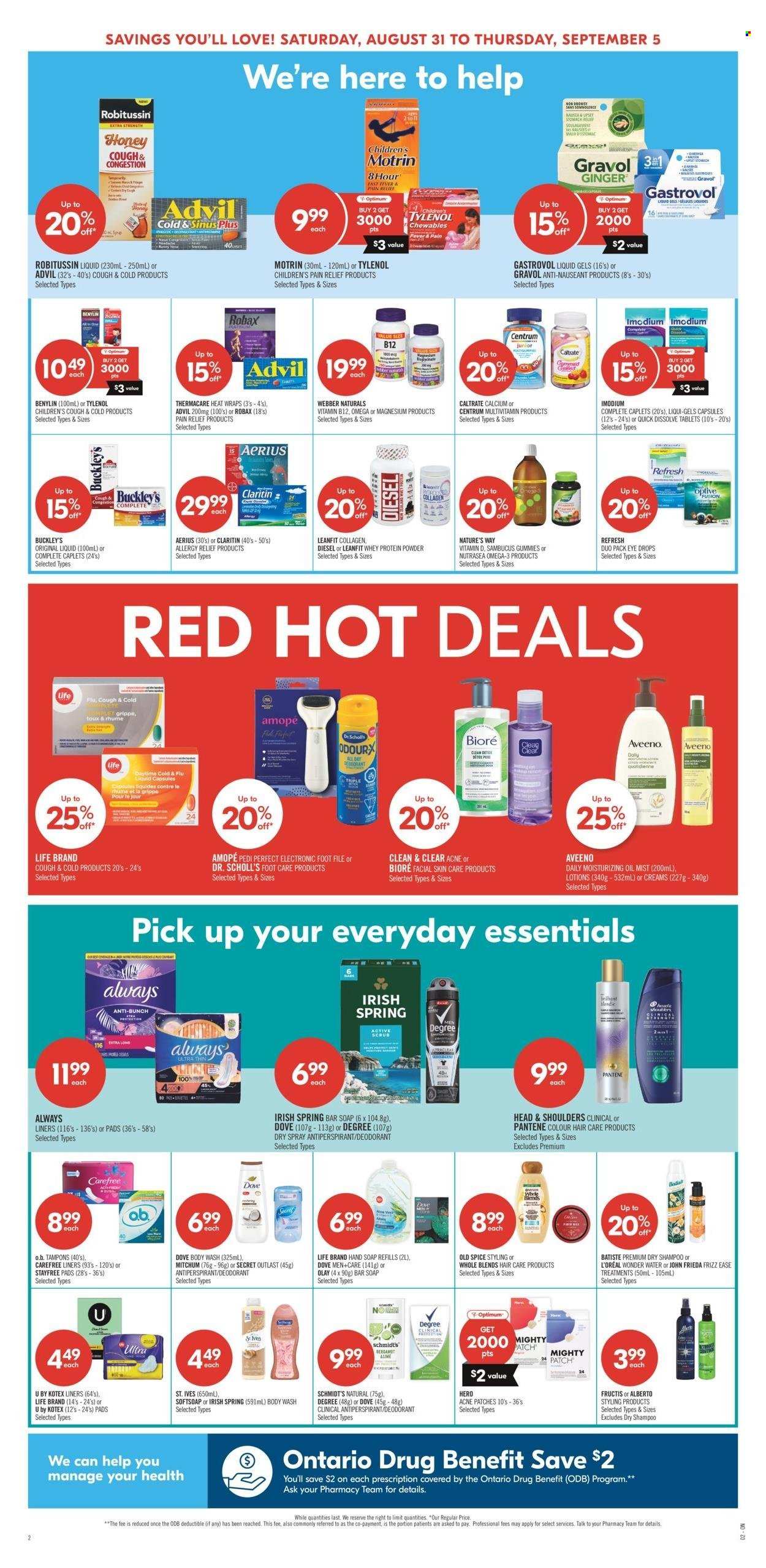 Shoppers Drug Mart flyer - August 31, 2024 - September 05, 2024. Page 6
