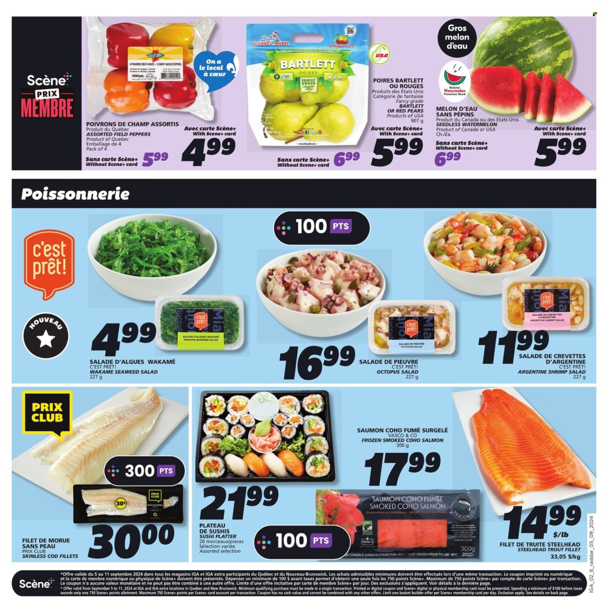 IGA flyer - September 05, 2024 - September 11, 2024. Page 6