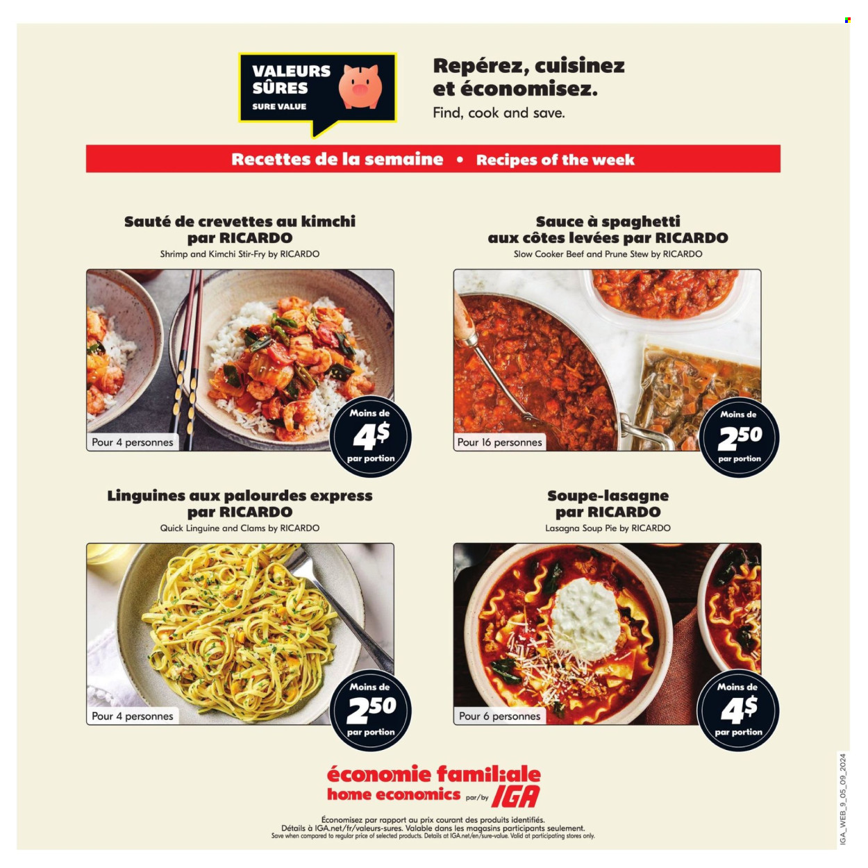 IGA flyer - September 05, 2024 - September 11, 2024. Page 30