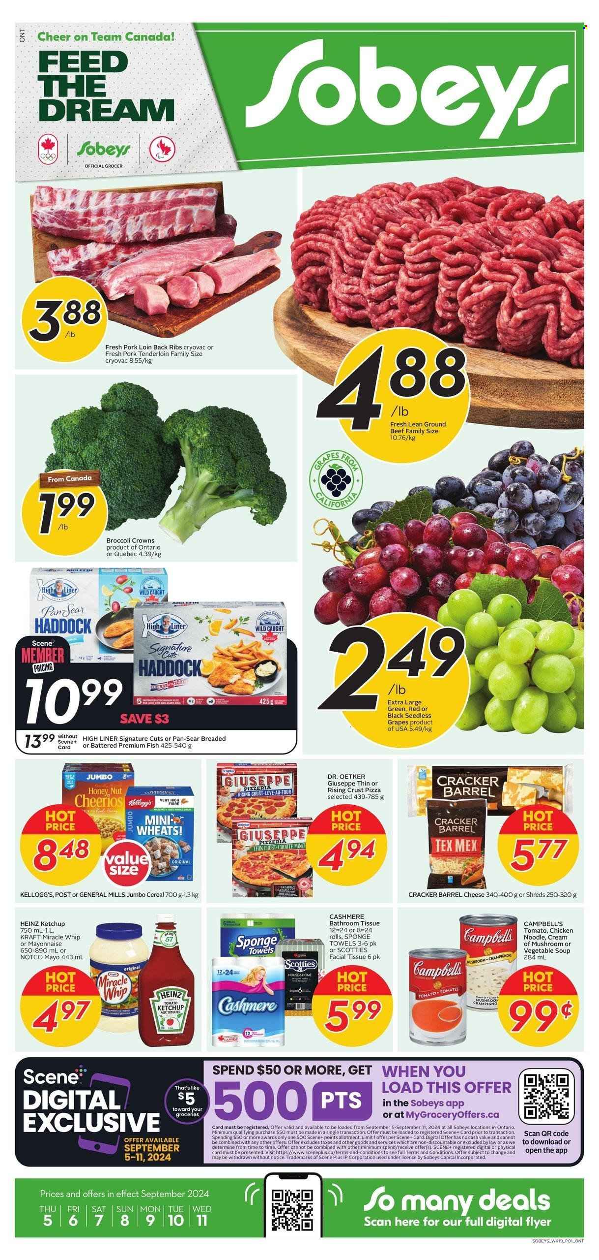 Sobeys flyer - September 05, 2024 - September 11, 2024. Page 1