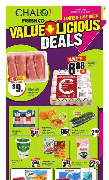 Chalo! FreshCo. Flyer - September 05, 2024 - September 11, 2024.