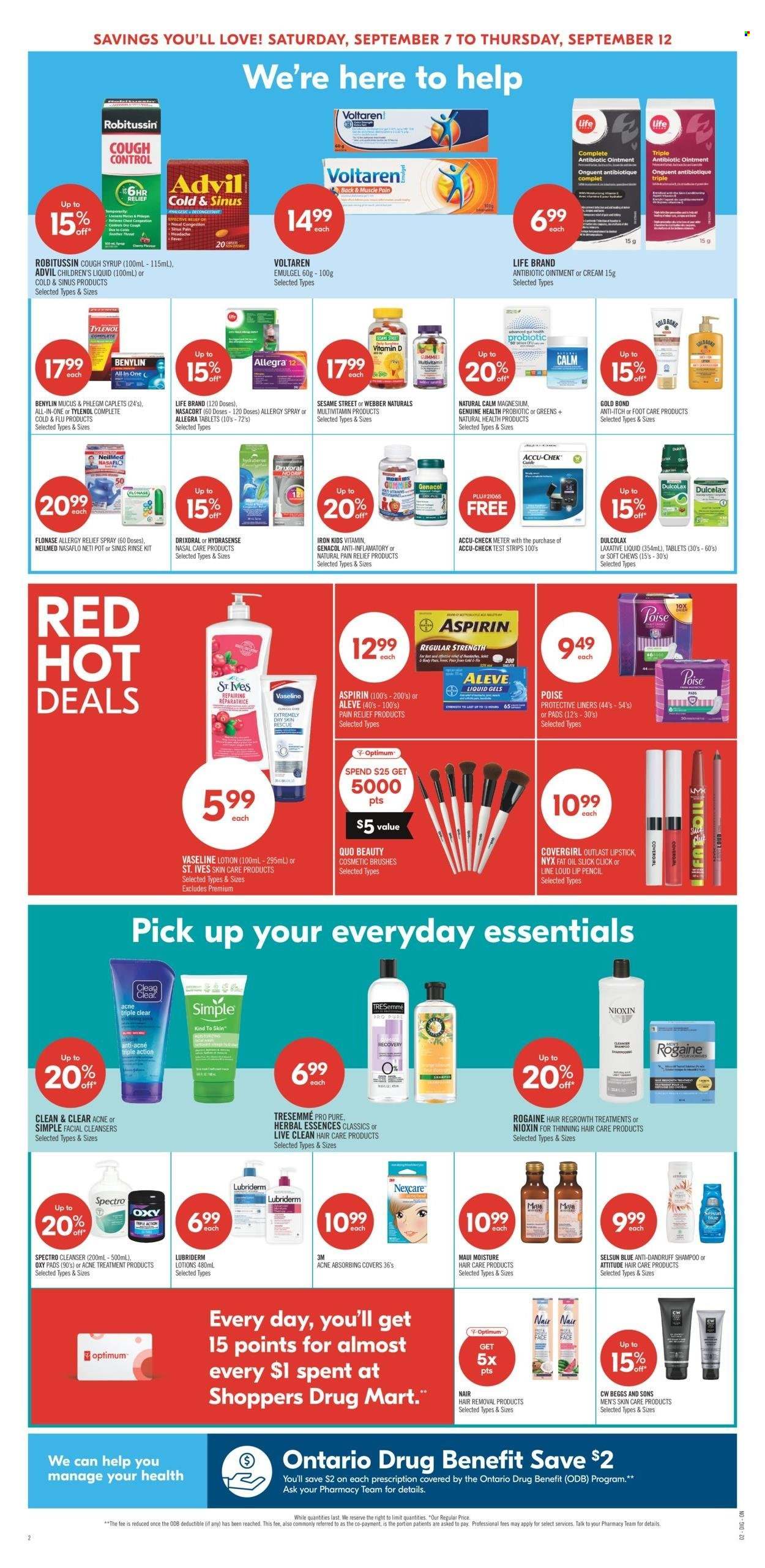 Shoppers Drug Mart flyer - September 07, 2024 - September 12, 2024. Page 6
