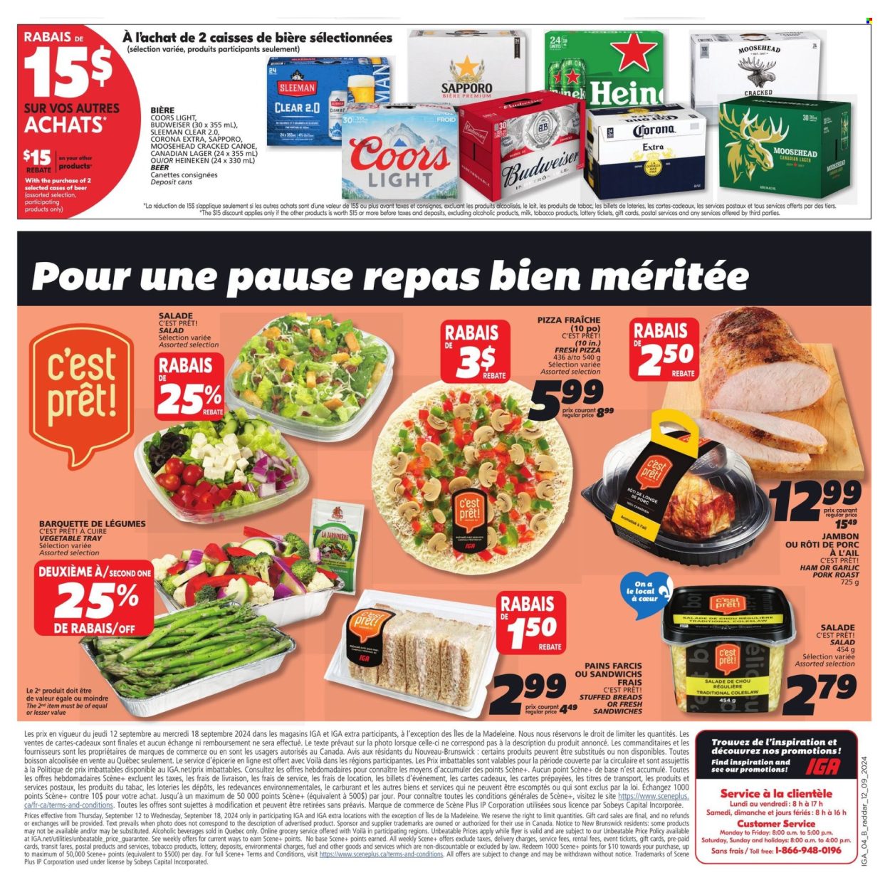IGA flyer - September 12, 2024 - September 18, 2024. Page 3