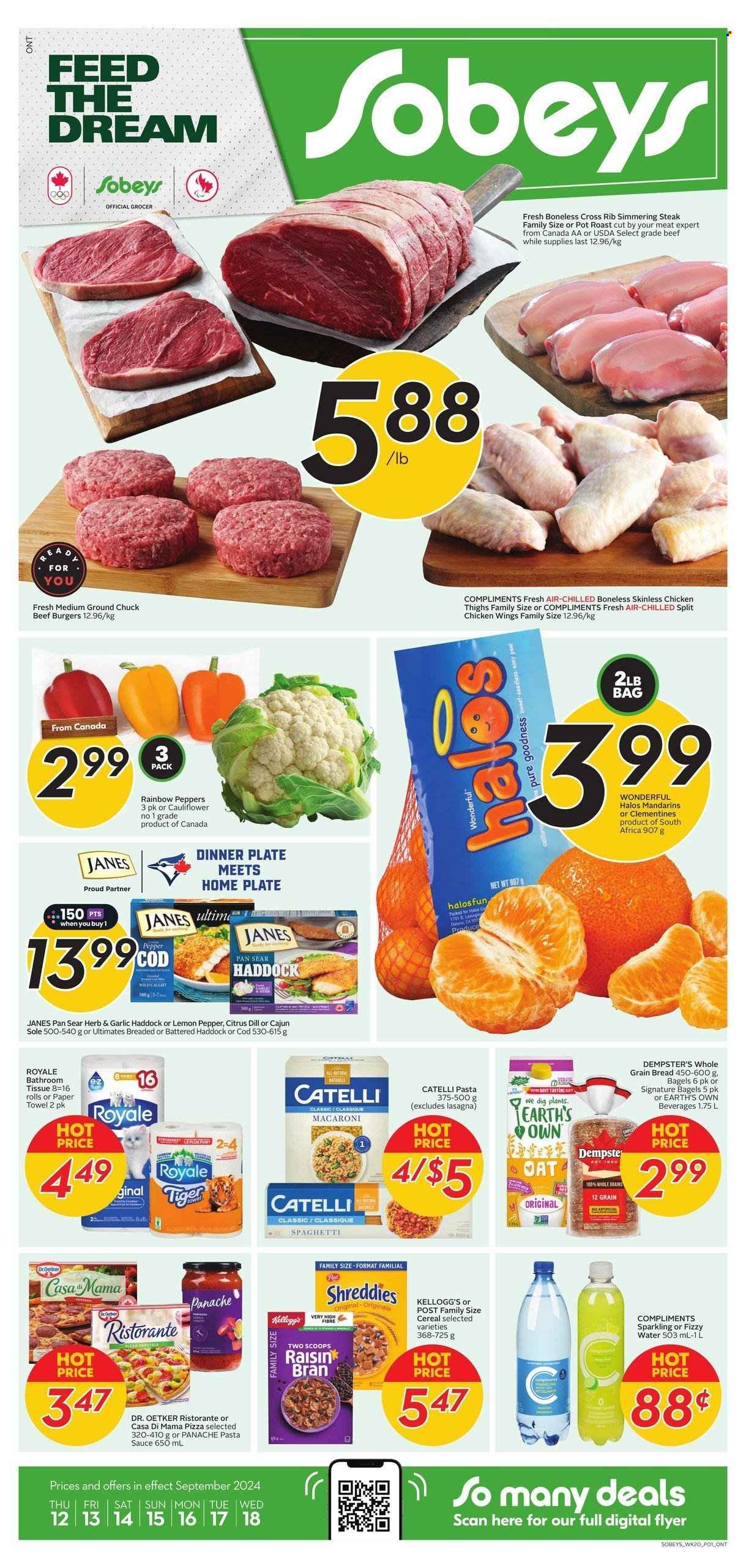 Sobeys flyer - September 12, 2024 - September 18, 2024. Page 1
