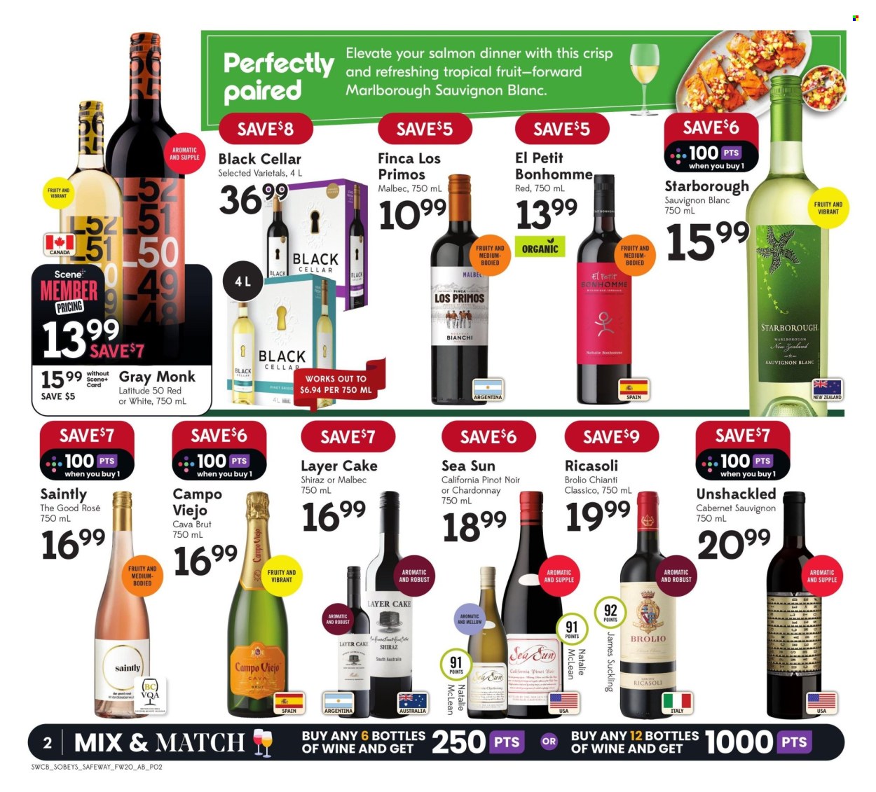 Sobeys Liquor flyer - September 12, 2024 - September 18, 2024. Page 2