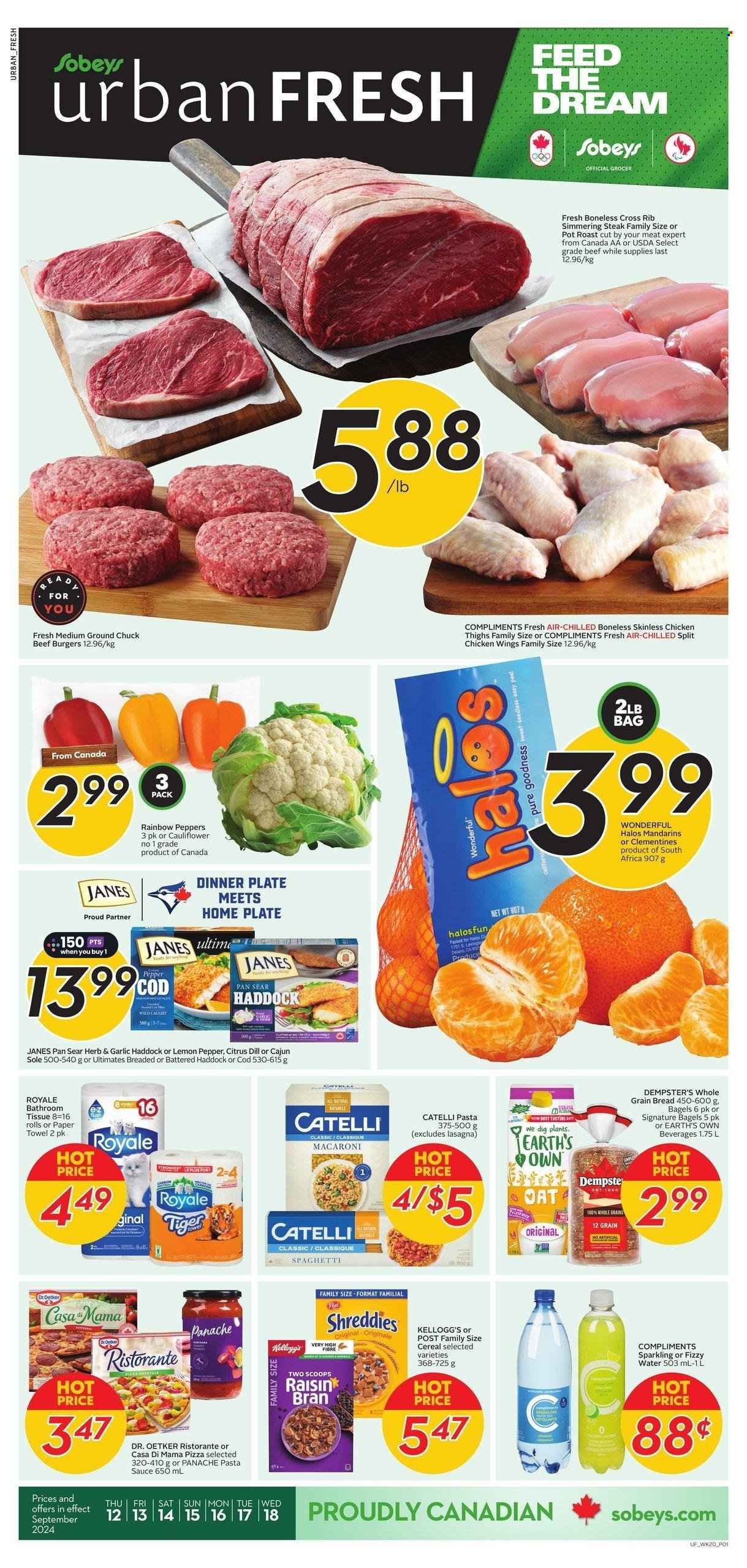 Sobeys Urban Fresh flyer - September 12, 2024 - September 18, 2024. Page 1