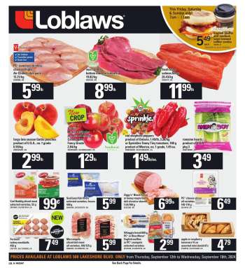Loblaws Flyer - September 12, 2024 - September 18, 2024.