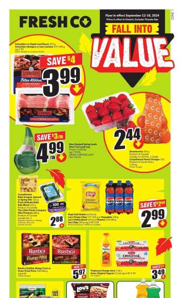 Circulaire FreshCo. - 12 Septembre 2024 - 18 Septembre 2024.