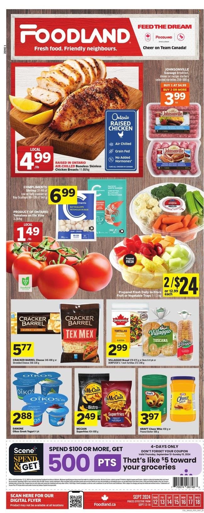Foodland flyer - September 12, 2024 - September 18, 2024. Page 1