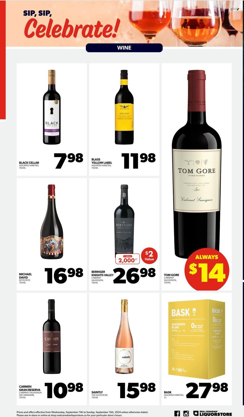 Real Canadian Liquorstore flyer - September 11, 2024 - September 15, 2024. Page 3