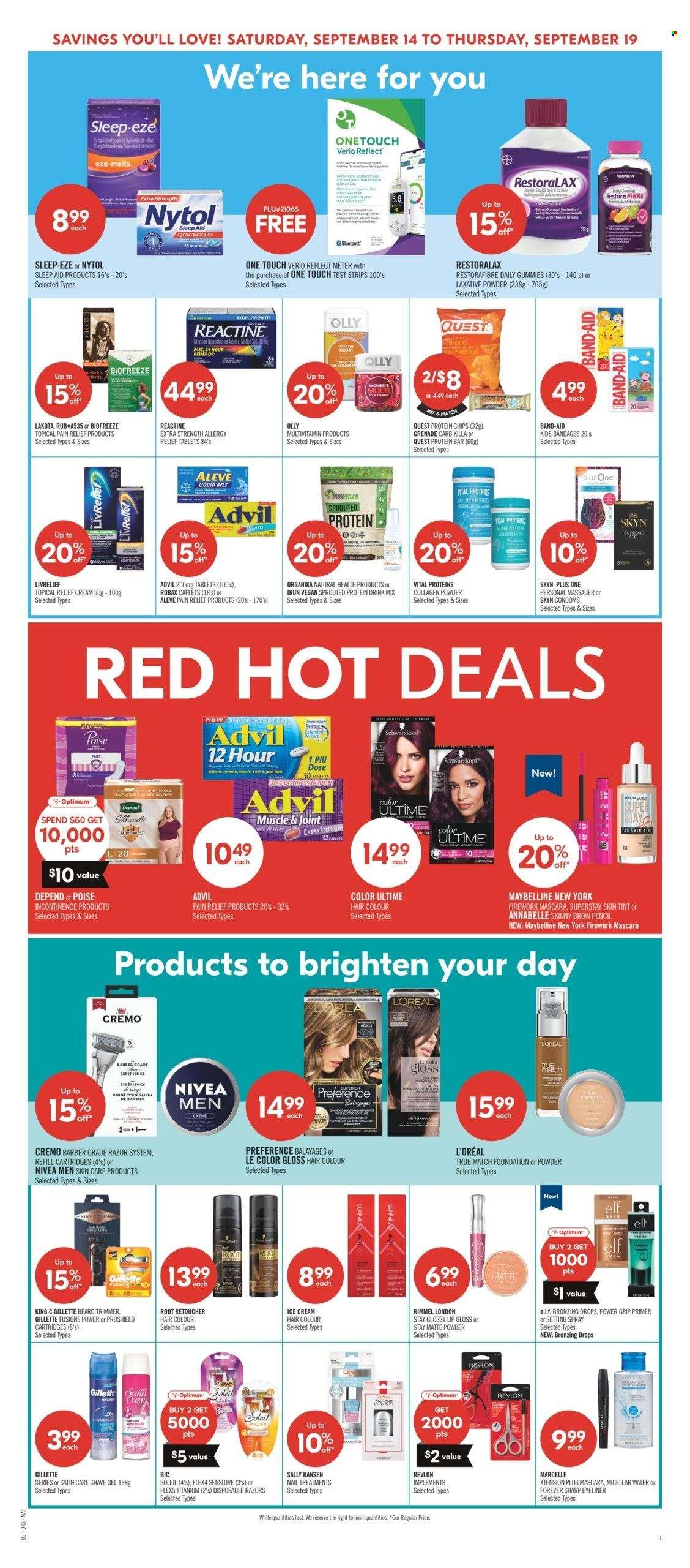 Shoppers Drug Mart flyer - September 14, 2024 - September 19, 2024. Page 8