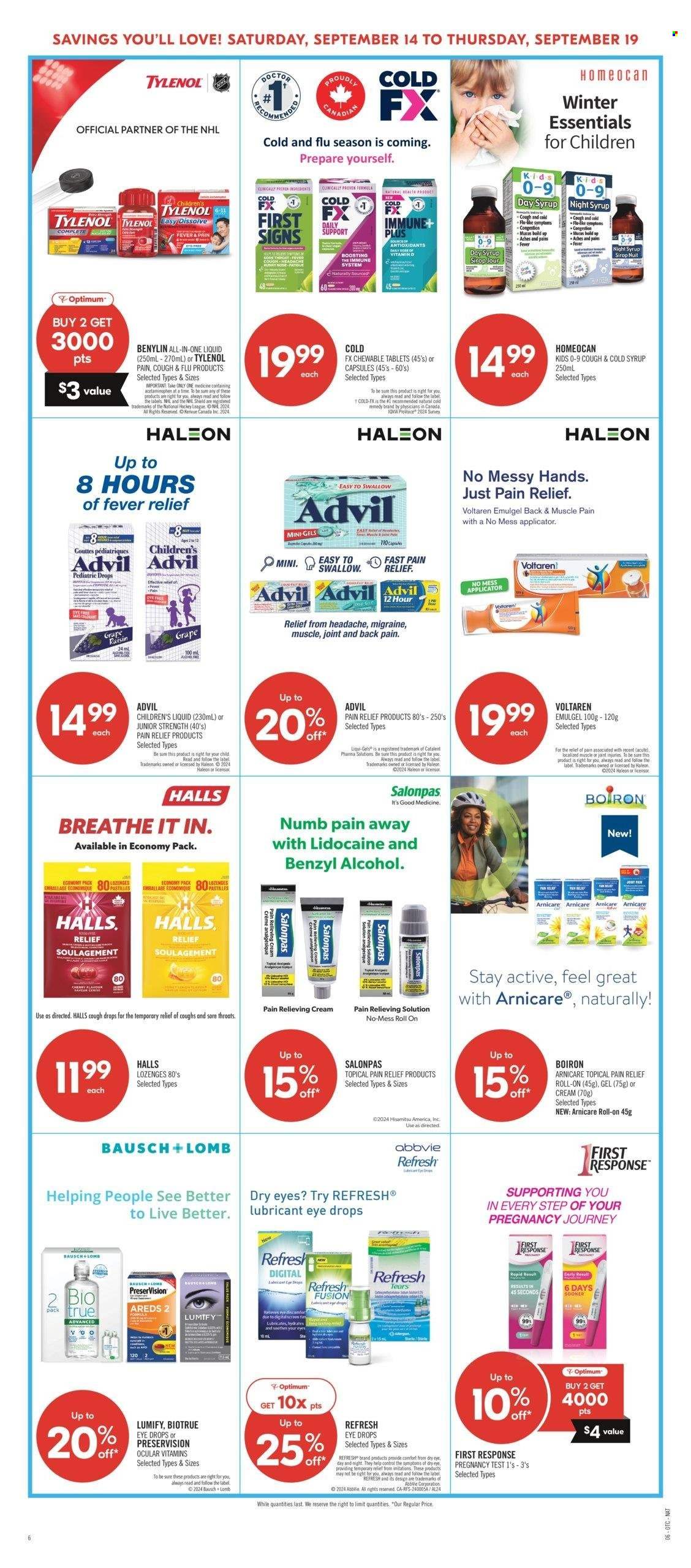 Shoppers Drug Mart flyer - September 14, 2024 - September 19, 2024. Page 14